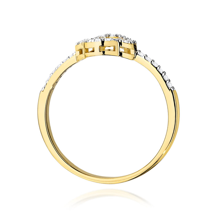 Inel Aur 14K W0686 Diamante 0,14ct