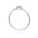 Inel Aur 14K W0702 Topaz Swiss 0,15ct