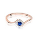 Inel Aur 14K W0702 Safir 0,15ct