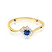 Inel Aur 14K W0702 Safir 0,15ct