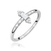 Inel Aur 14K Diamant 0,13ct Baguetă W0713