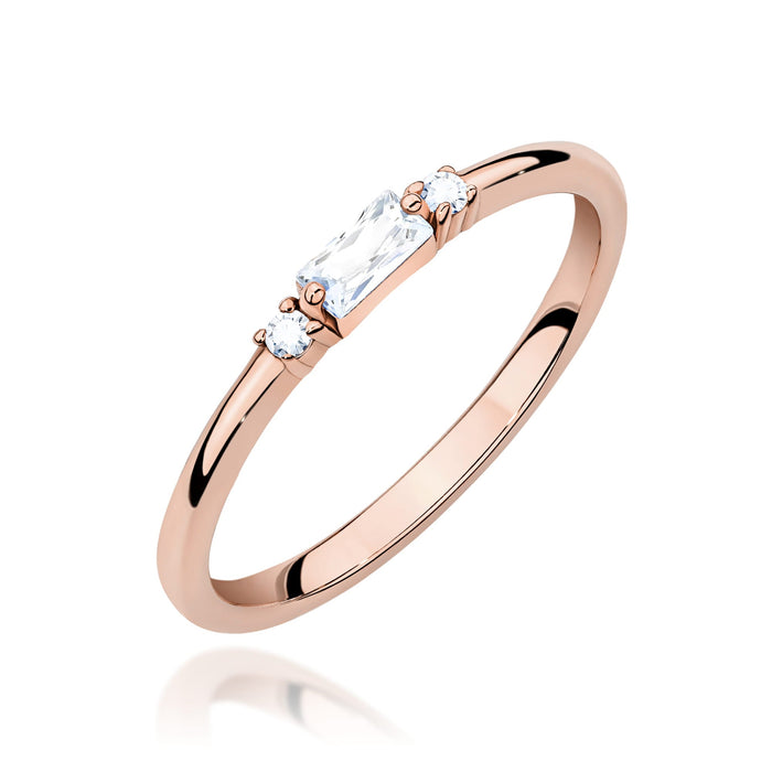 Inel Aur 14K Diamant 0,13ct Model W0714