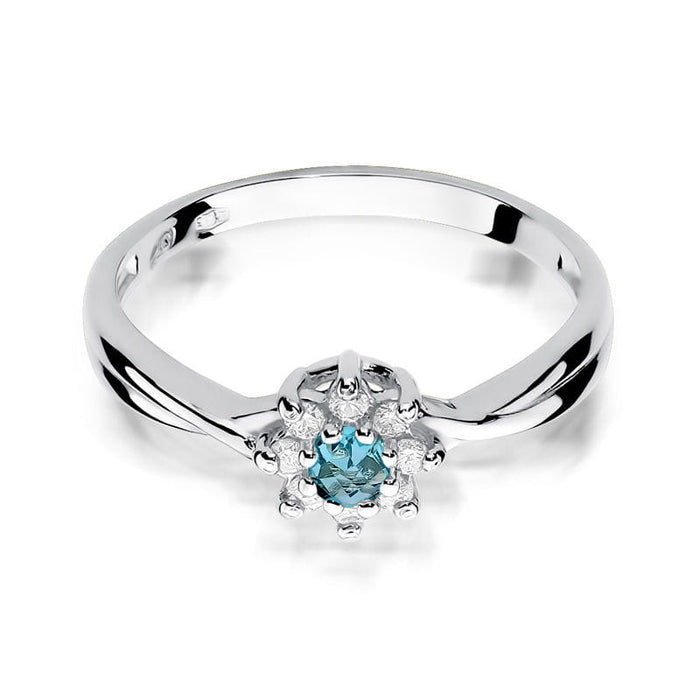 Inel Aur 14K W072 Topaz 0.15ct