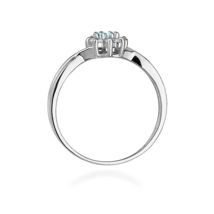 Inel Aur 14K W072 Topaz 0.15ct