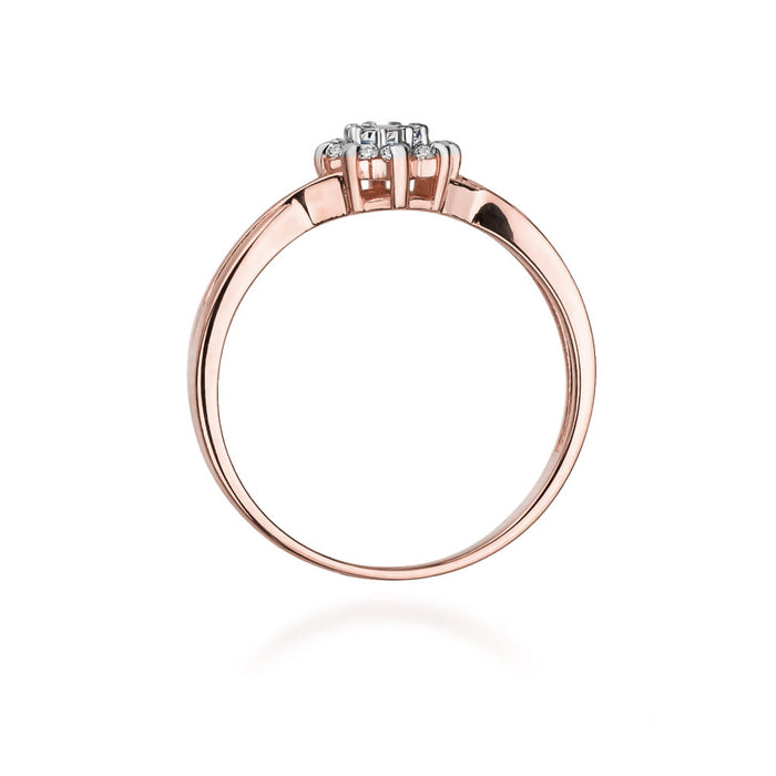Inel Aur 14K cu Diamant Natural 0.22 ct
