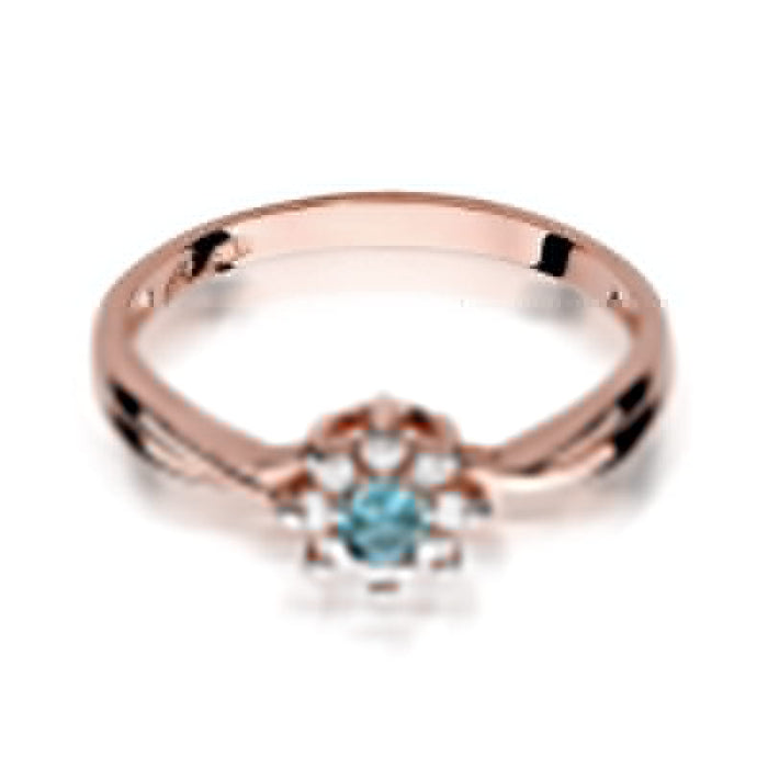 Inel Aur 14K W072 Topaz 0.15ct