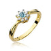 Inel Aur 14K W072 Topaz 0.15ct