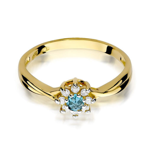 Inel Aur 14K W072 Topaz 0.15ct