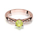 Inel Aur 14k cu Peridot 0.60 ct - Roz
