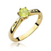 Inel Aur 14k cu Peridot 0.60 ct - Galben