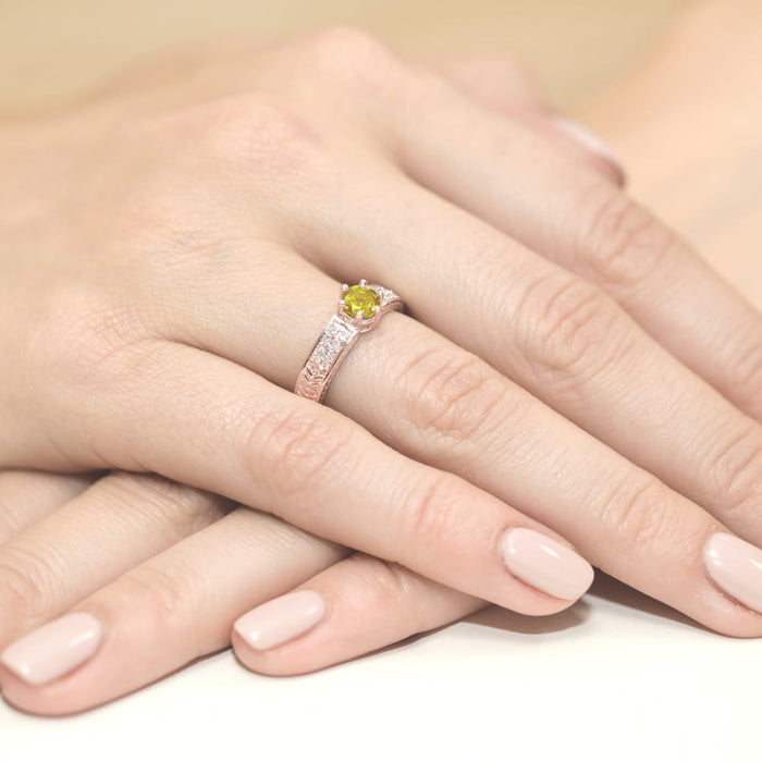 Inel Aur 14K cu Citrine 0.50 ct