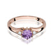 Inel Aur 14k cu Ametist 0.50 ct
