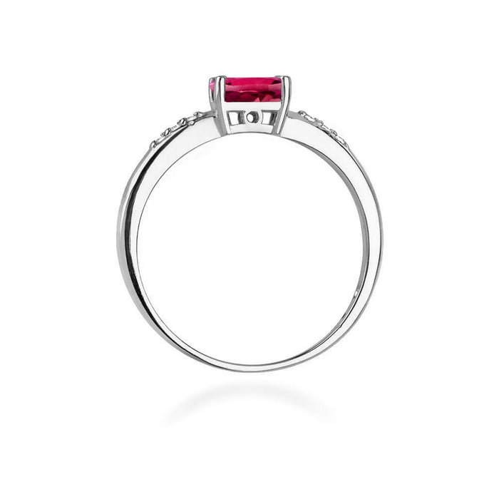 Inel Aur 14K W077 Rodolit 0.50ct