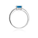Inel Aur 14K W077 Topaz London Blue 0.50ct