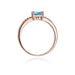 Inel Aur 14K W077 Topaz 0.50ct