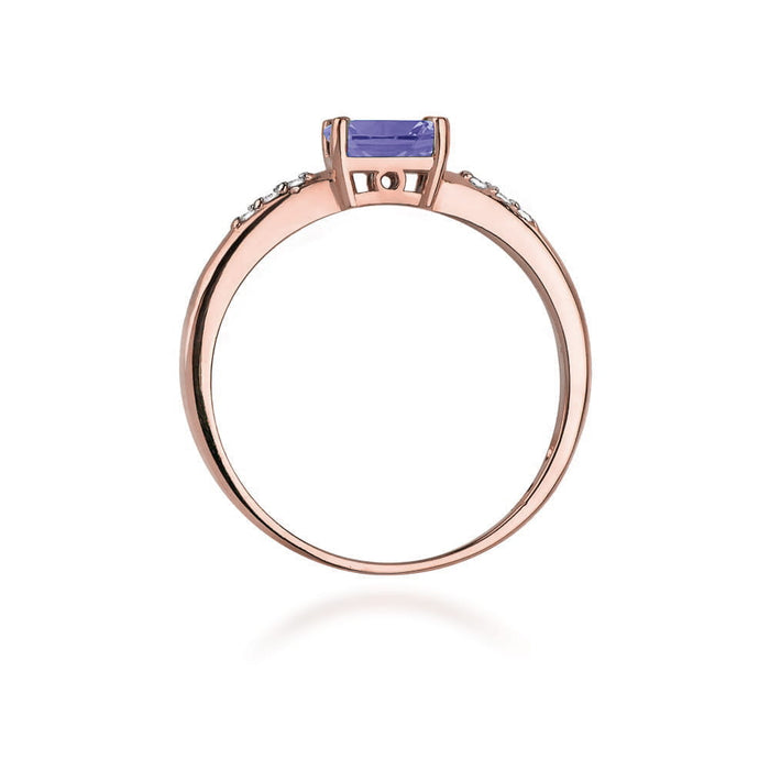 Inel Aur 14K cu Tanzanite 0.40 ct