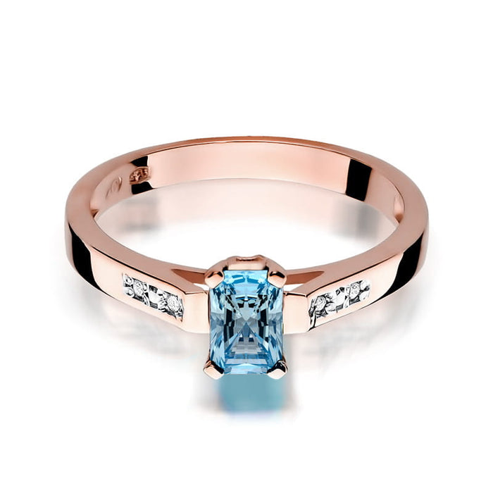 Inel Aur 14K cu Topaz 0.65 ct