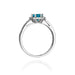 Inel Aur 14K W087 Topaz London Blue 0.50ct