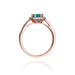 Inel Aur 14K W087 Topaz London Blue 0.50ct