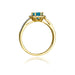 Inel Aur 14K W087 Topaz London Blue 0.50ct