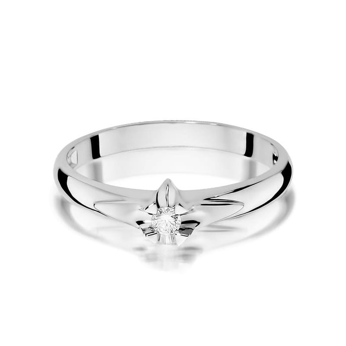 Inel Aur 14K W088 Diamant 0.05ct