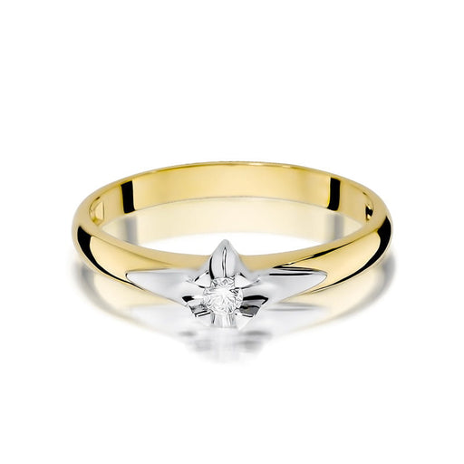 Inel Aur 14K W088 Diamant 0.05ct