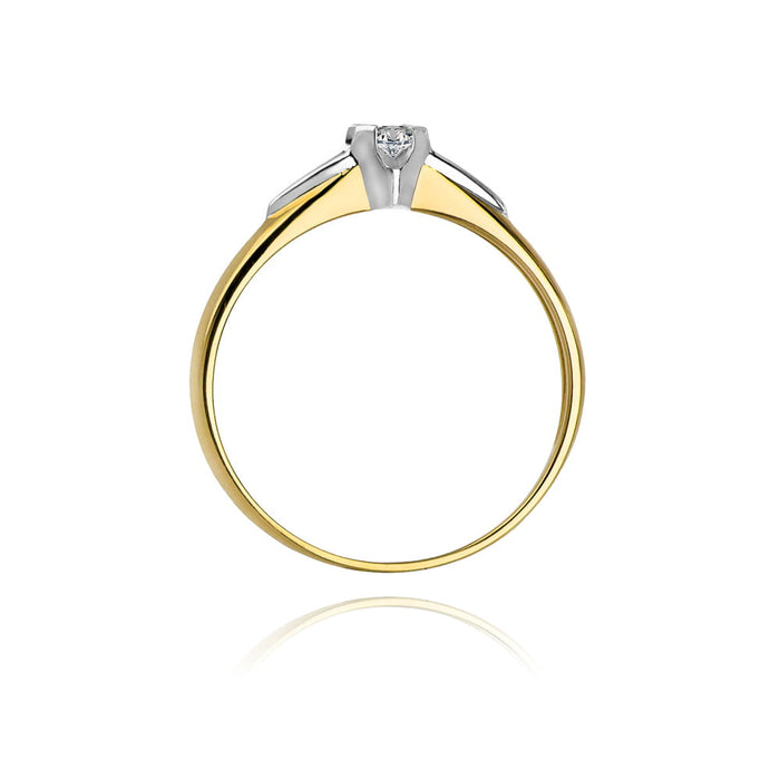 Inel Aur 14K W088 Diamant 0.05ct