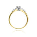 Inel Aur 14K cu Diamant Natural Natural 0.08 ct