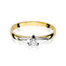 Inel Aur 14K cu Diamant Natural Natural 0.12 ct