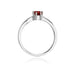 Inel Aur 14k cu Rubin 0.80 ct si Diamante Naturale Naturale 0.03 ct