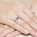 Inel Aur 14K W105 Ametist 0.60ct