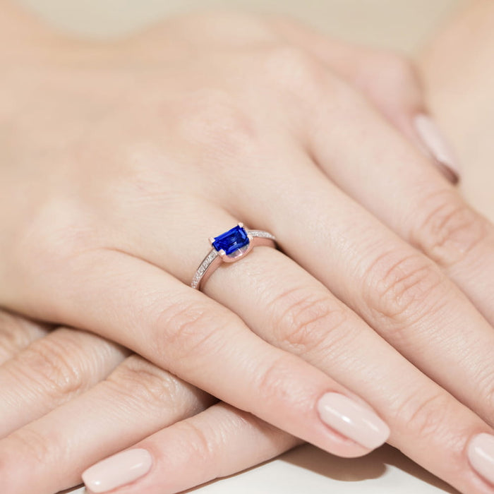 Inel Aur 14k cu Safir 0.60 ct