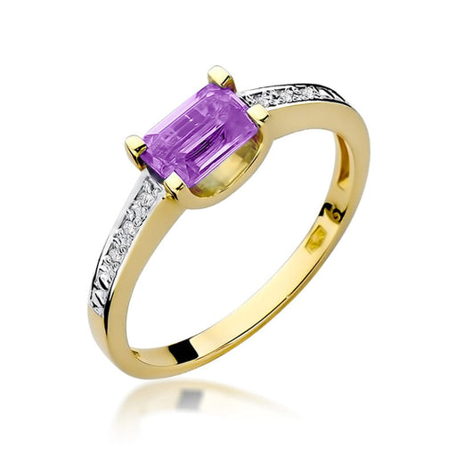 Inel Aur 14K W105 Ametist 0.60ct