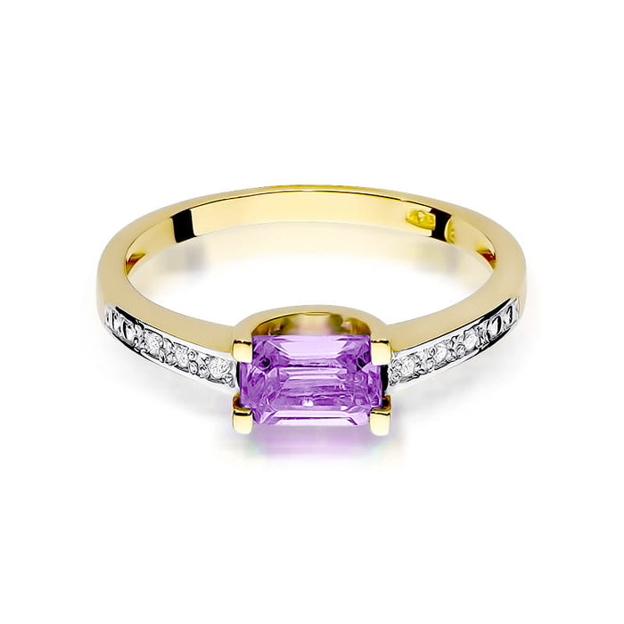 Inel Aur 14K W105 Ametist 0.60ct