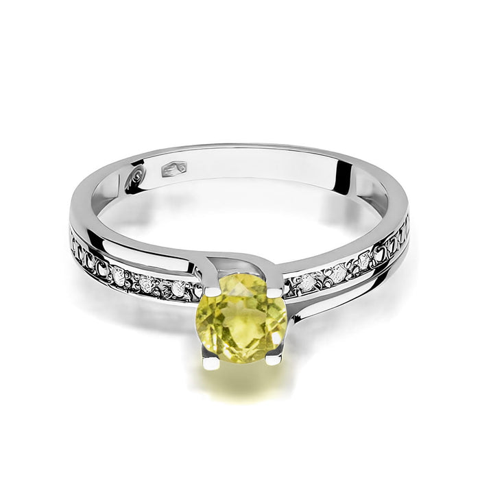 Inel Aur 14K W106 Peridot 0.60ct