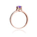Inel Aur 14k cu Ametist 0.50 ct