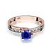 Inel Aur 14K W106 Safir 0.50ct