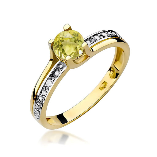 Inel Aur 14K W106 Peridot 0.60ct