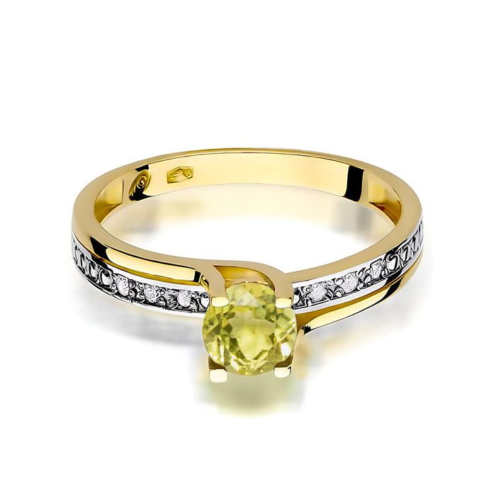 Inel Aur 14K W106 Peridot 0.60ct