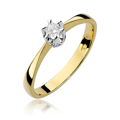 Inel Aur 14K W111 Diamant 0.20ct