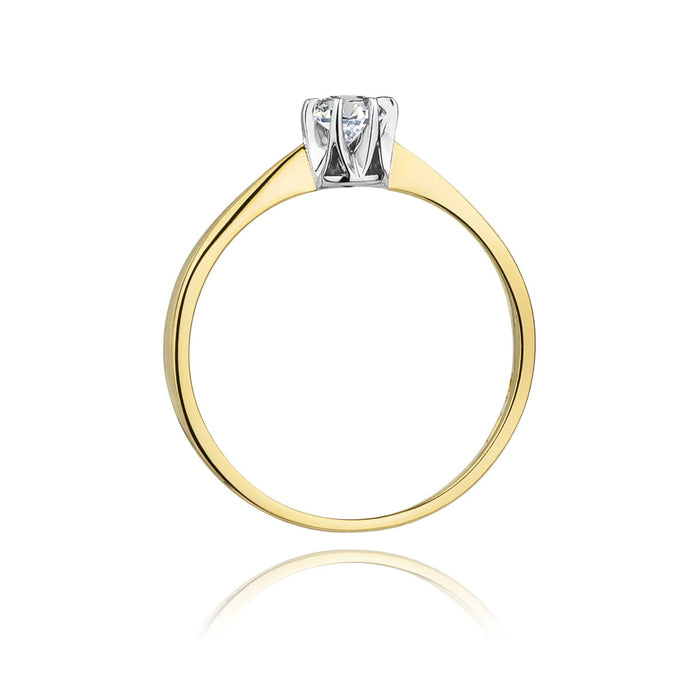 Inel Aur 14K W111 Diamant 0.20ct
