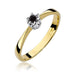 Inel Aur 14K W111 Diamant Negru 0.12ct