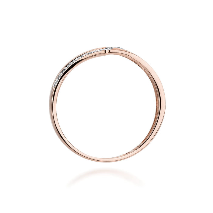 Inel Aur 14K cu Diamant Natural 0.03 ct