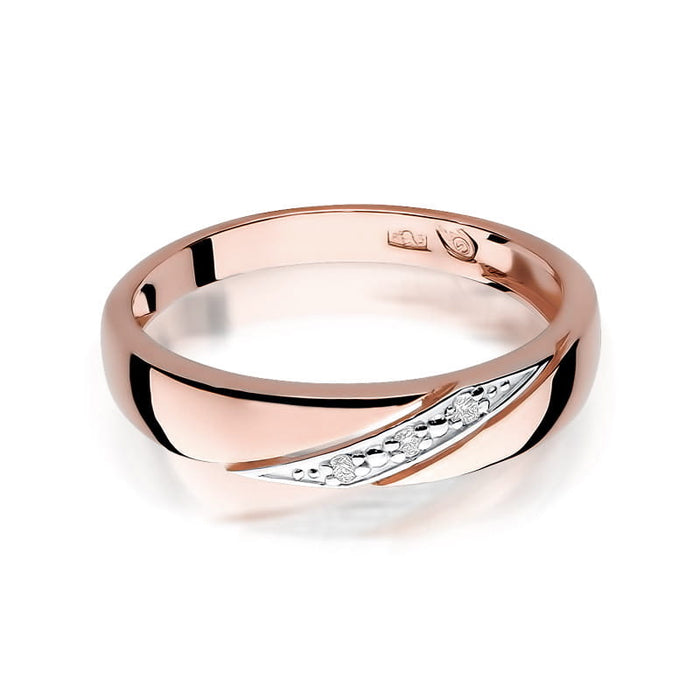 Inel Aur 14K cu Diamant Natural 0.02 ct