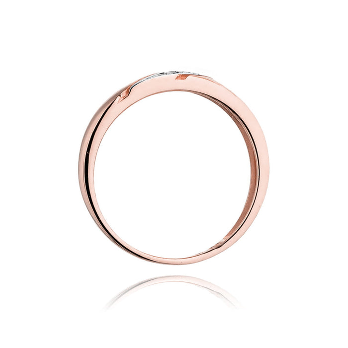 Inel Aur 14K cu Diamant Natural 0.02 ct