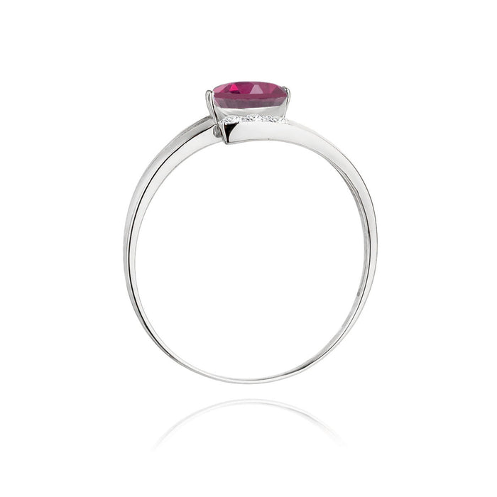 Inel Aur 14K W119 Rodolit 0.50ct