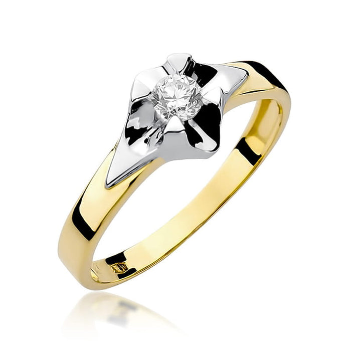 Inel Aur 14K cu Diamant Natural Natural 0.23 ct