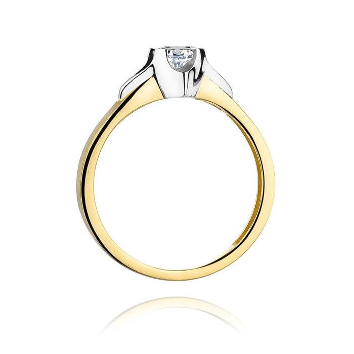 Inel Aur 14K cu Diamant Natural Natural 0.25 ct