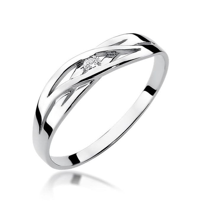 Inel Aur 14K W156 Diamant 0.04ct