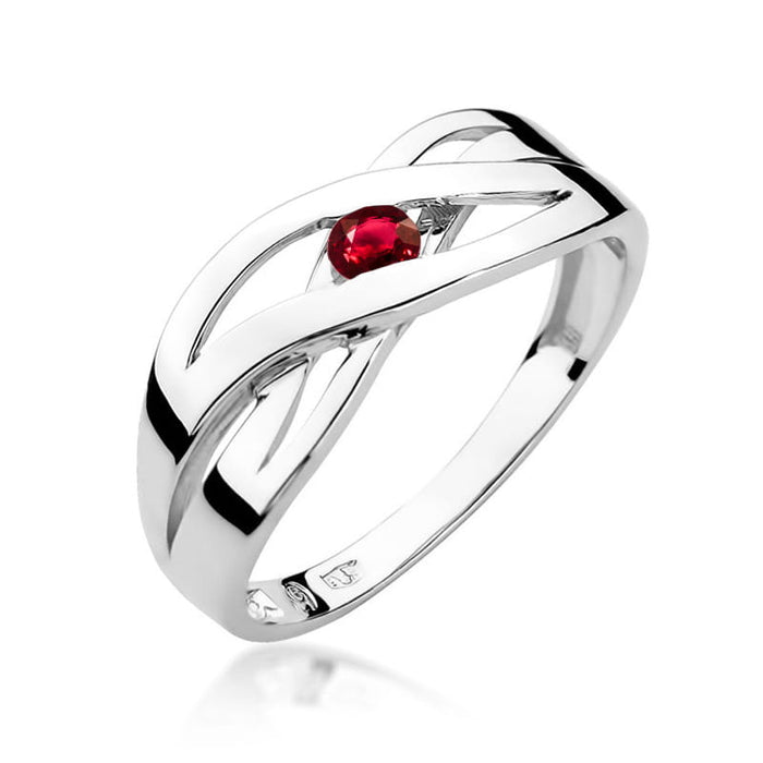 Inel Aur 14K W156 Rubin 0.15ct